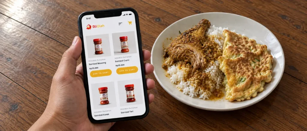 blioleh beli sambal khas bali untuk makan nasi